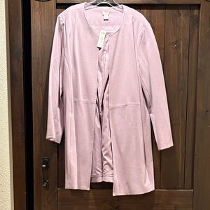 Chico's Light Purple Open Front Jacket